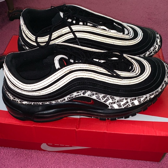 air max 97 mens black and red